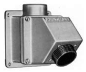 Amphenol Star-Line Connectors | Receptacle Mounted to Junction Box With Angle Adaptor