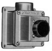 Amphenol Star-Line Connectors | Receptacle Mounted to Junction Box With Straight Adaptor