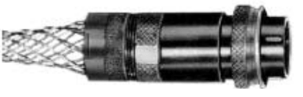 Amphenol Star-Line Straight Plug with Basket Weave Cable Grip