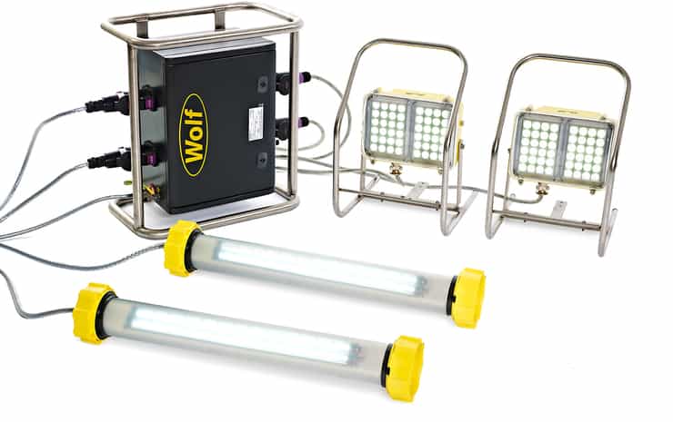 Wolf LinkEx Confined Spaces Lighting Kit ATEX – Hazardous Area Zone 1 & Zone 2