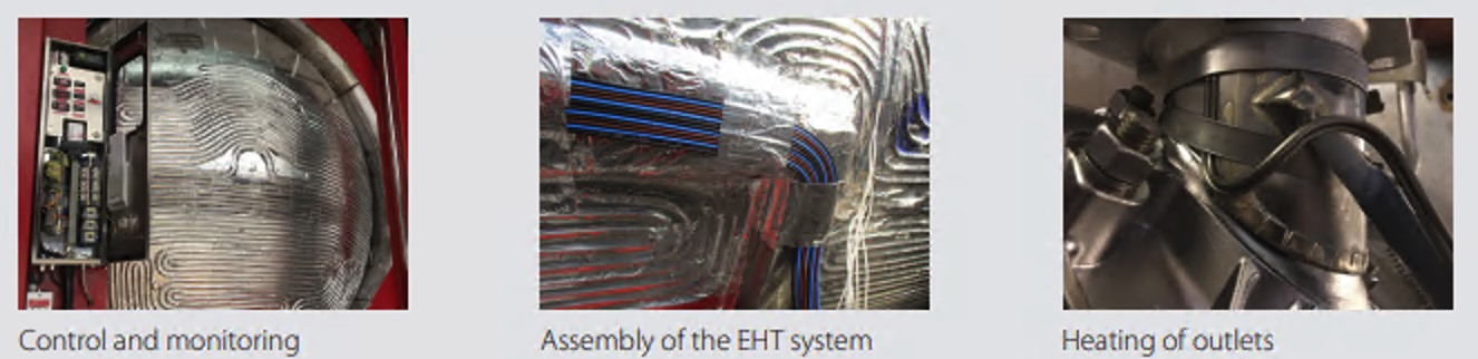 Eltherm Tank Container heating systems in operation