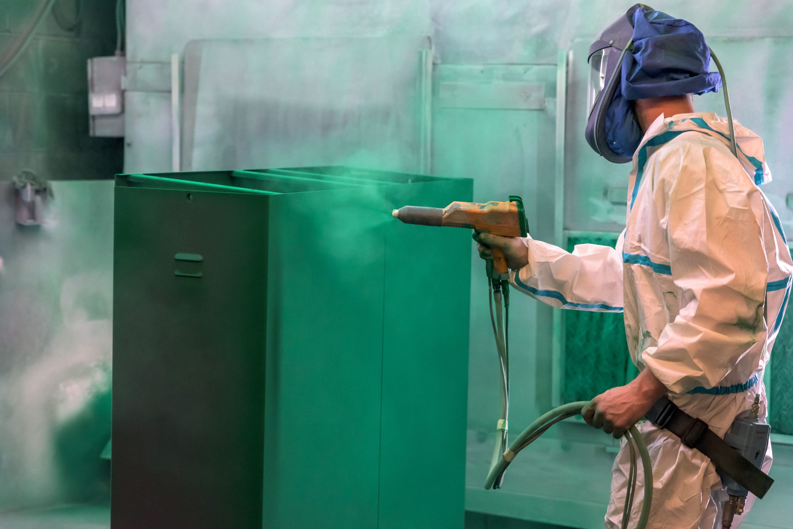 hazardous area spray booth