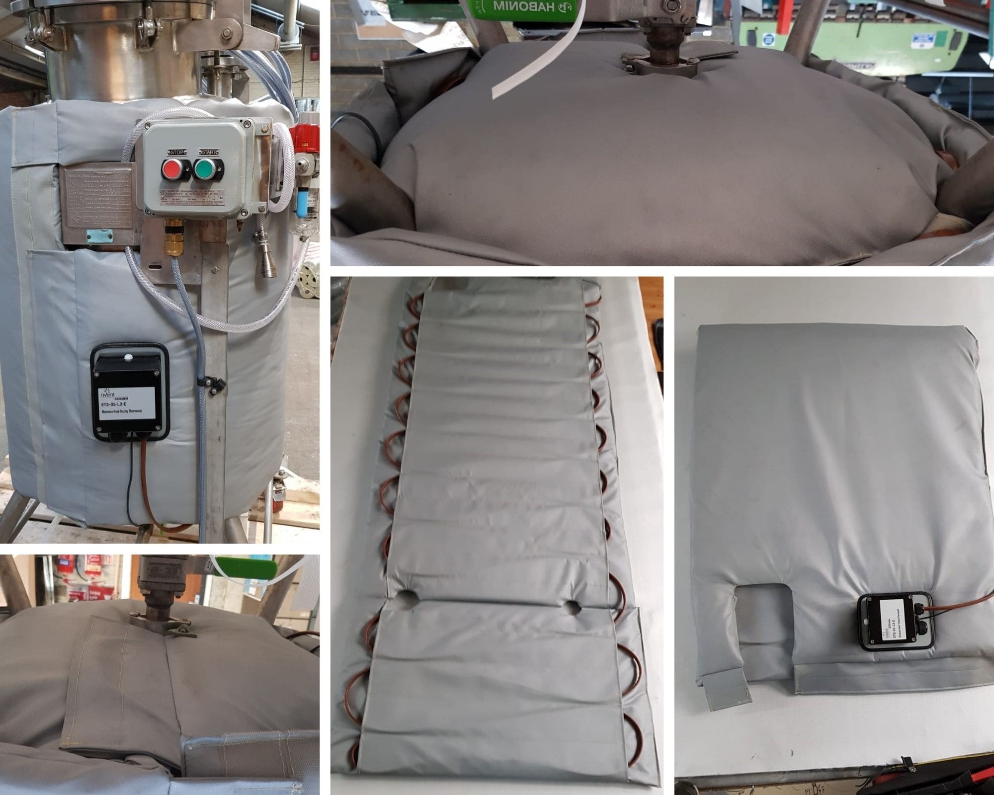 Electrical Heating Jackets Customised for Hazardous Area Vessel Heating