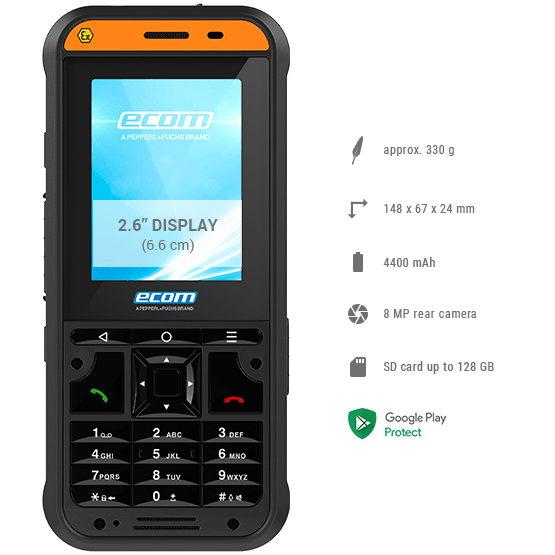 ATEX Mobile Phone Technical Data