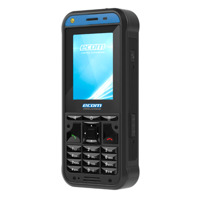 Intrinsically Safe Mobile Phone Zone 1/21 Hazardous Area – Ecom Ex-Handy 10 DZ1 Smart Phone 
