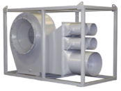 ATEX Fans | Zone 1 Hazardous Area Portable Tank Ventilation Fan | Tank Vent Fan 800 With 6 Outlets