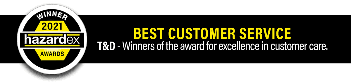 Thorne & Derrick Win Excellence in Customer Service Award At HazardEx 2021