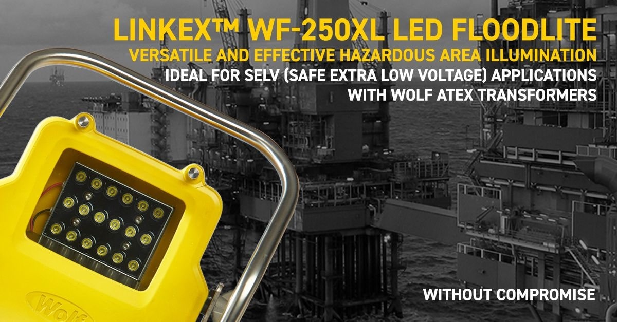 Versatile & Effective Hazardous Area Lighting Ideal For Safe Extra Low Voltage application With Wolf ATEX Transformers