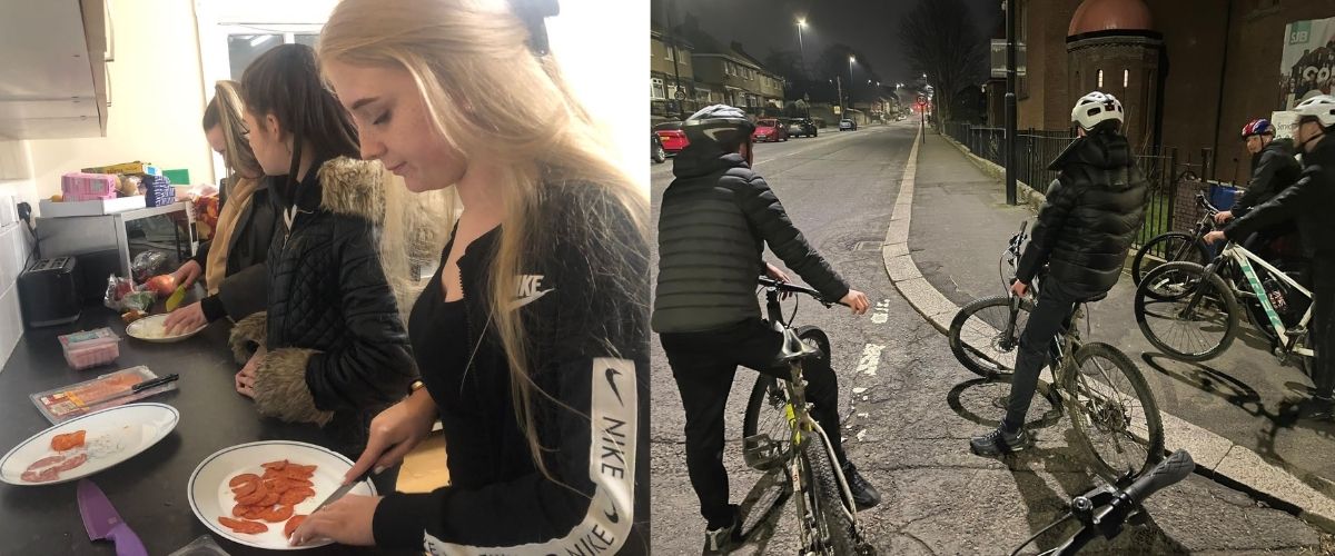 Pizza Making & Bike Rides are just some of the activities that young people in the West End of Newcastle can get involved in.