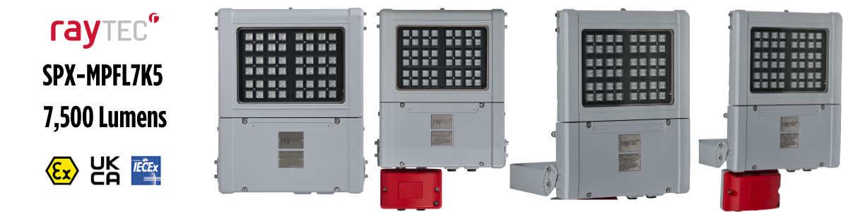 SPX-MPFL7K5 ATEX Floodlight Zone 1 (Mid Power) 7,500 Lumens