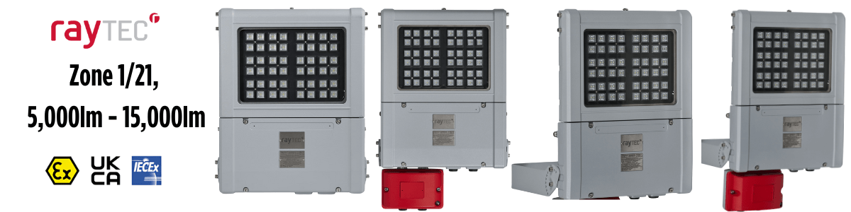 ATEX Bay Light Zone 1 Raytec SPARTAN Mid Power Flood