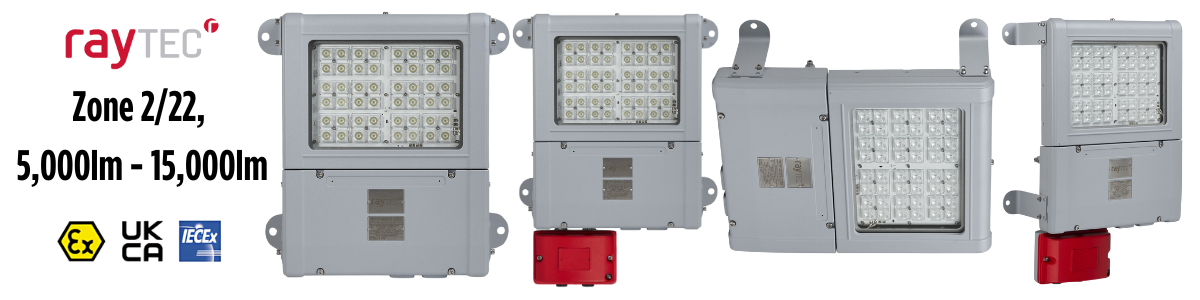 ATEX Bay Light Zone 2 Raytec SPARTAN Mid Power Bay