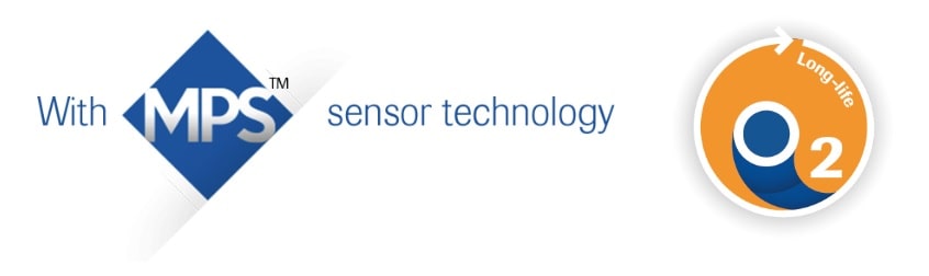 Exclusively with long-life O2 and MPS™ sensor technologies