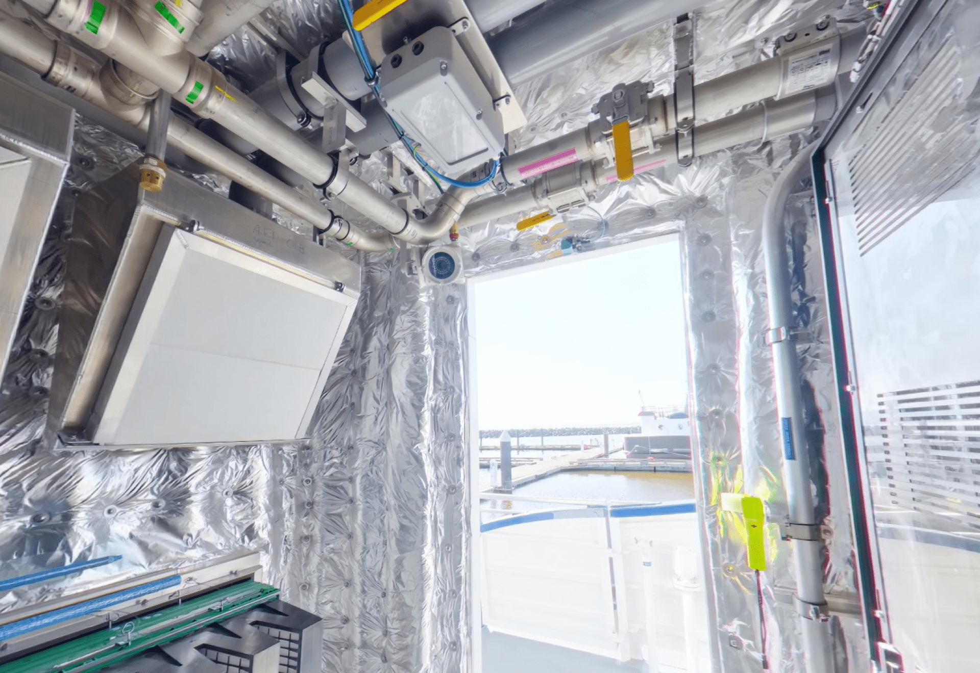 hydrogen storage room raytec bulkhead