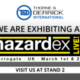Thorne & Derrick To Exhibit At Hazardex Live! 2023