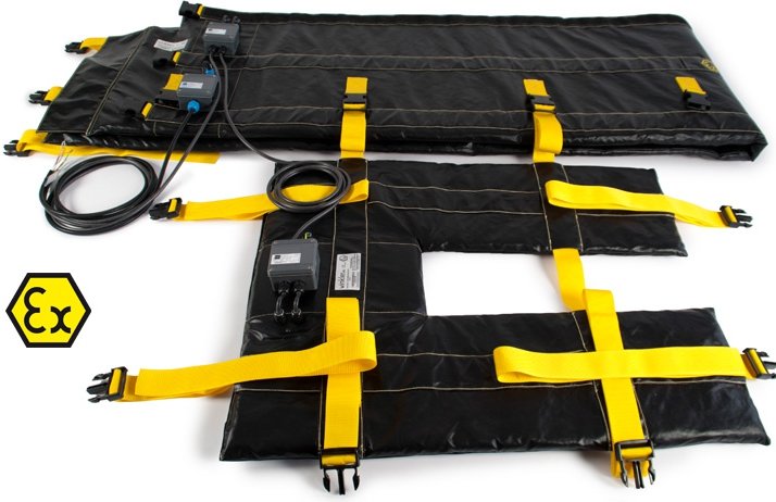 ATEX IBC-container heater in two parts (WEXH0001)