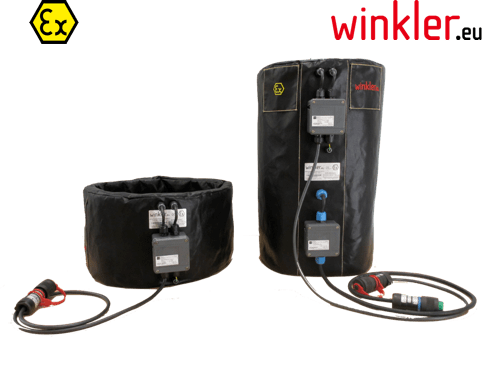 ATEX heating jacket for a container (WEXHD007)