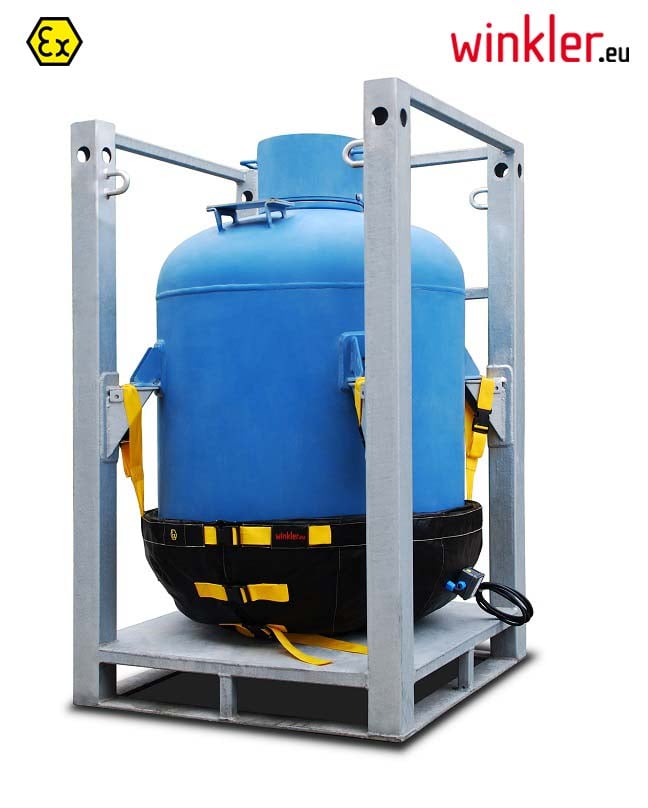 ATEX heating jacket for container bottom (WEXH0079)