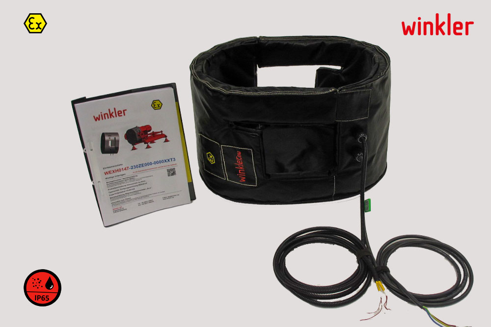 ATEX heating jackets for a pump (WEXH0147)