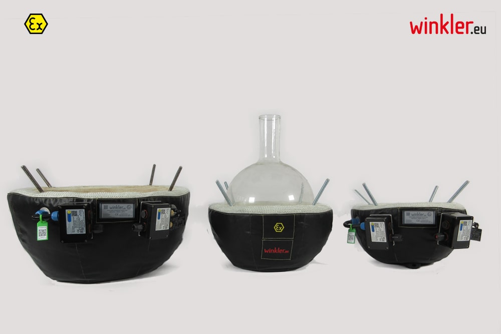 ATEX heating jacket for 10L, 20L and 50L industrial flask (WHI1X280, WHI1X350, WHI1X490