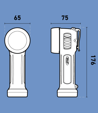 ATEX Compact Safety LED Torch TR-60 & TR-65