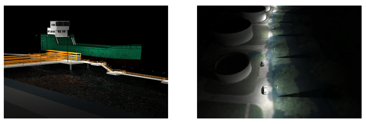 Designed specifically for access roads, pathways, and building perimeters within hazardous area environments