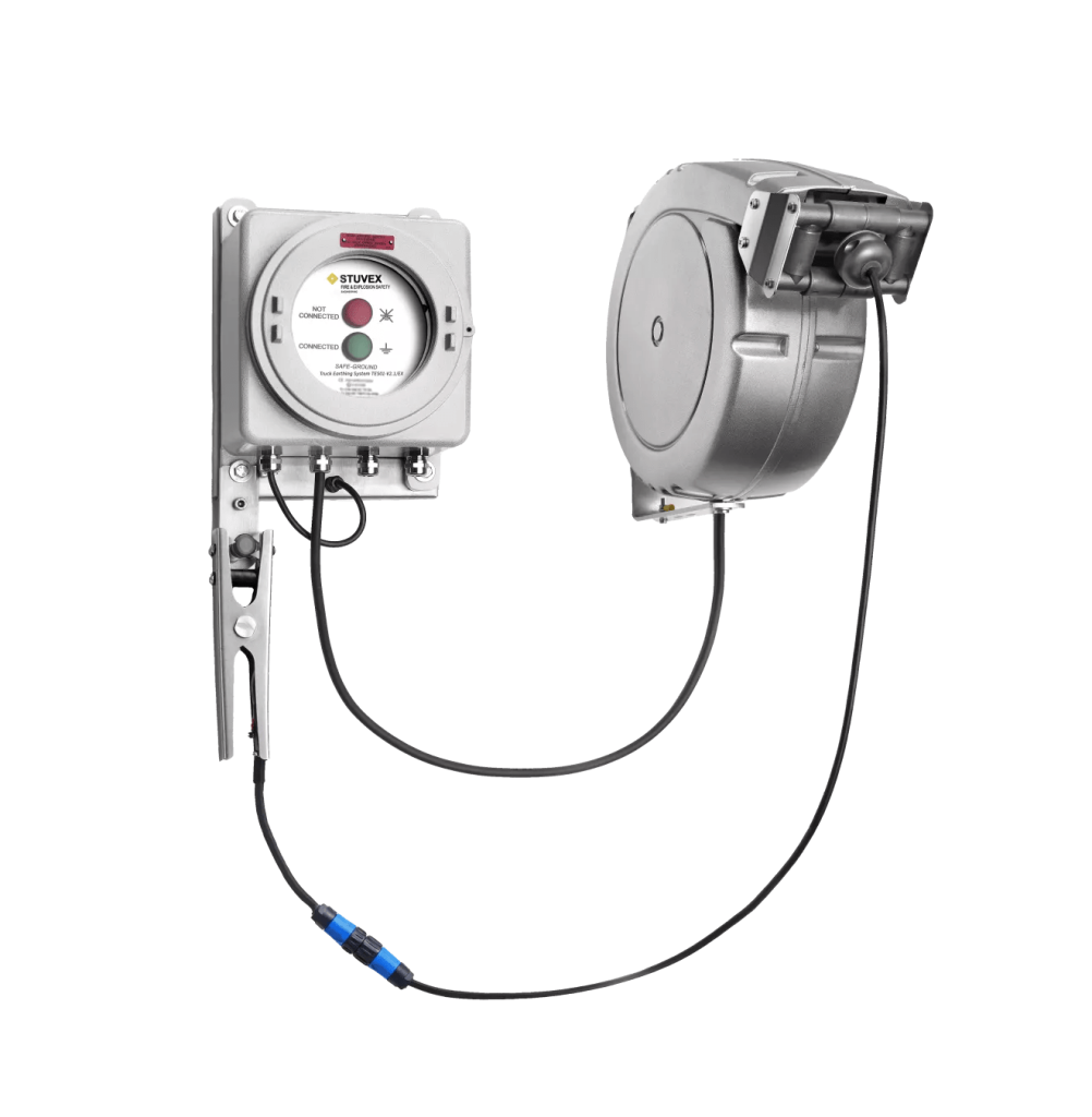 ATEX Cable Reel as part of SG-E-TES01-V2.1-EX Earthing System ATEX Cable Reel as part of SG-E-TES01-V2.1-EX Earthing System