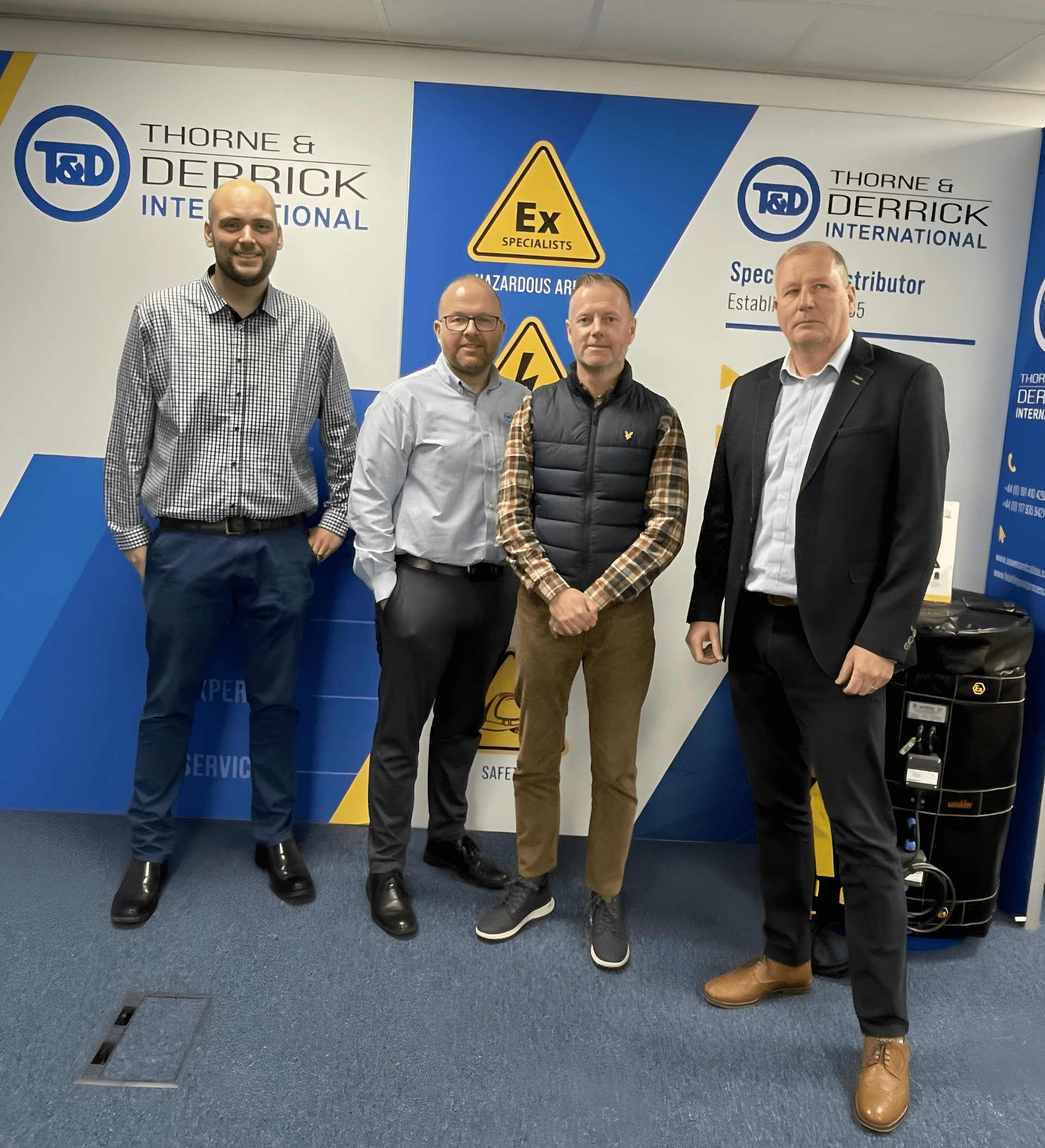 Thorne & Derrick Appointed UK Exclusive Channel Partner of StuvEx Static Earthing Systems