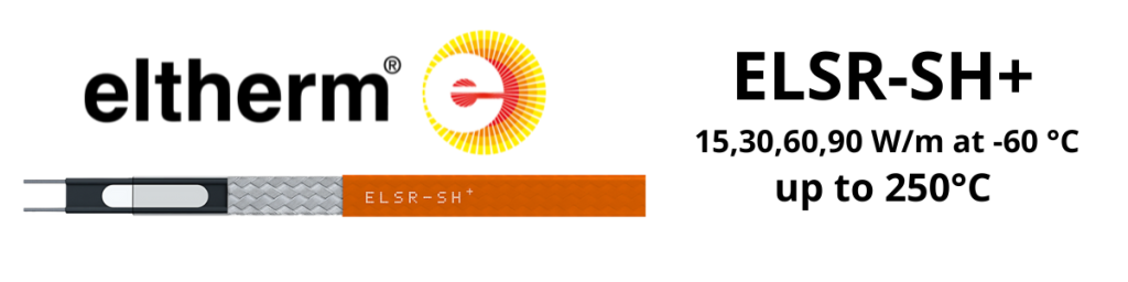 Self Regulating Heat Tracing | Eltherm ELSR-SH+ ATEX Heat Tracing Cable (Up to 250 Degrees Celsius)
