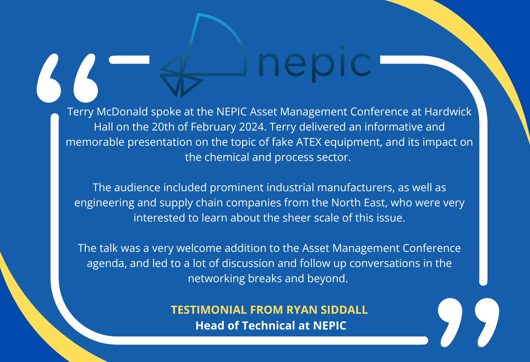 NEPIC Testimonial 