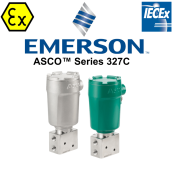 ASCO™ 327C Solenoid Valves | (Direct Acting) 3/2, High Flow, ¼” Porting, 316 Stainless Steel Balanced Poppet Type