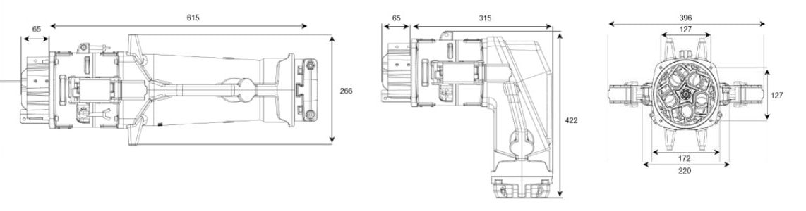 Marechal P66 Dimensions