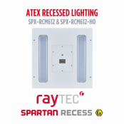 SPARTAN Recess Zone 1 Modular Hazardous Area Recessed Lights | SPX-RCM612