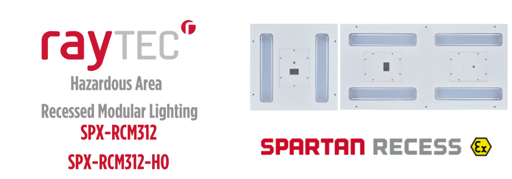 SPARTAN Recess Zone 1 Modular ATEX Recessed Lighting | SPX-RCM312