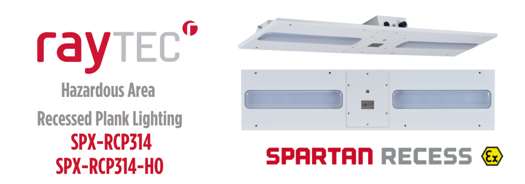 Hazardous Area Recessed Plank Lighting | SPARTAN Recess SPX-RCP314