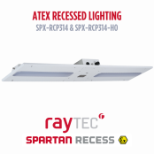 Hazardous Area Recessed Plank Lighting | SPARTAN Recess SPX-RCP314