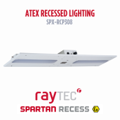 SPARTAN Recess Zone 1 Recessed Plank Hazardous Area Lights | SPX-RCP308