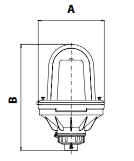 LED Rotating Lighting EVA-ROT 4 Dimensions