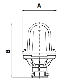 LED Rotating Lighting EVCC-ROT 4 Dimensions