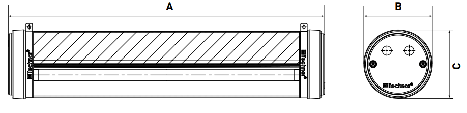 Linear LED Lighting EVF2 FL GRP ATEX