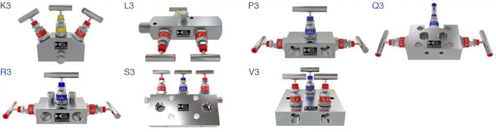3-Valve-Manifolds