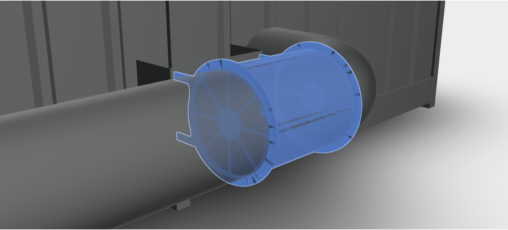 Close up of LFH Fan Heater by EXHEAT