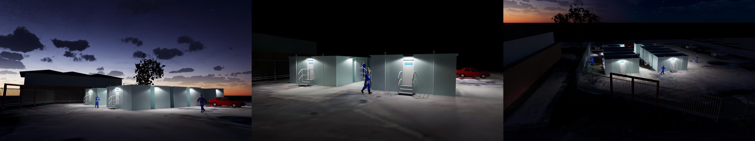 Raytec Lighting at Gas Filling Plant