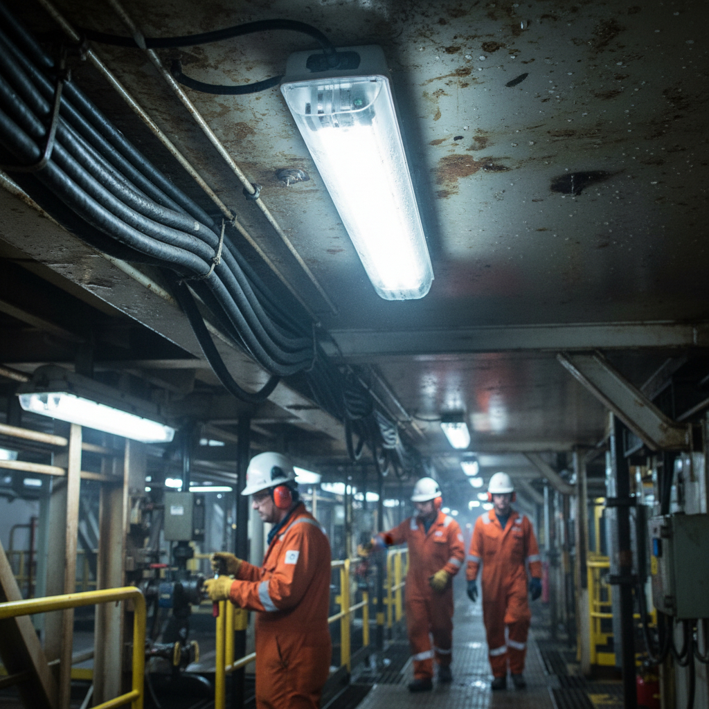 Eaton CEAG eLLK92 Linear Light Fitting in Petrochemical Environment