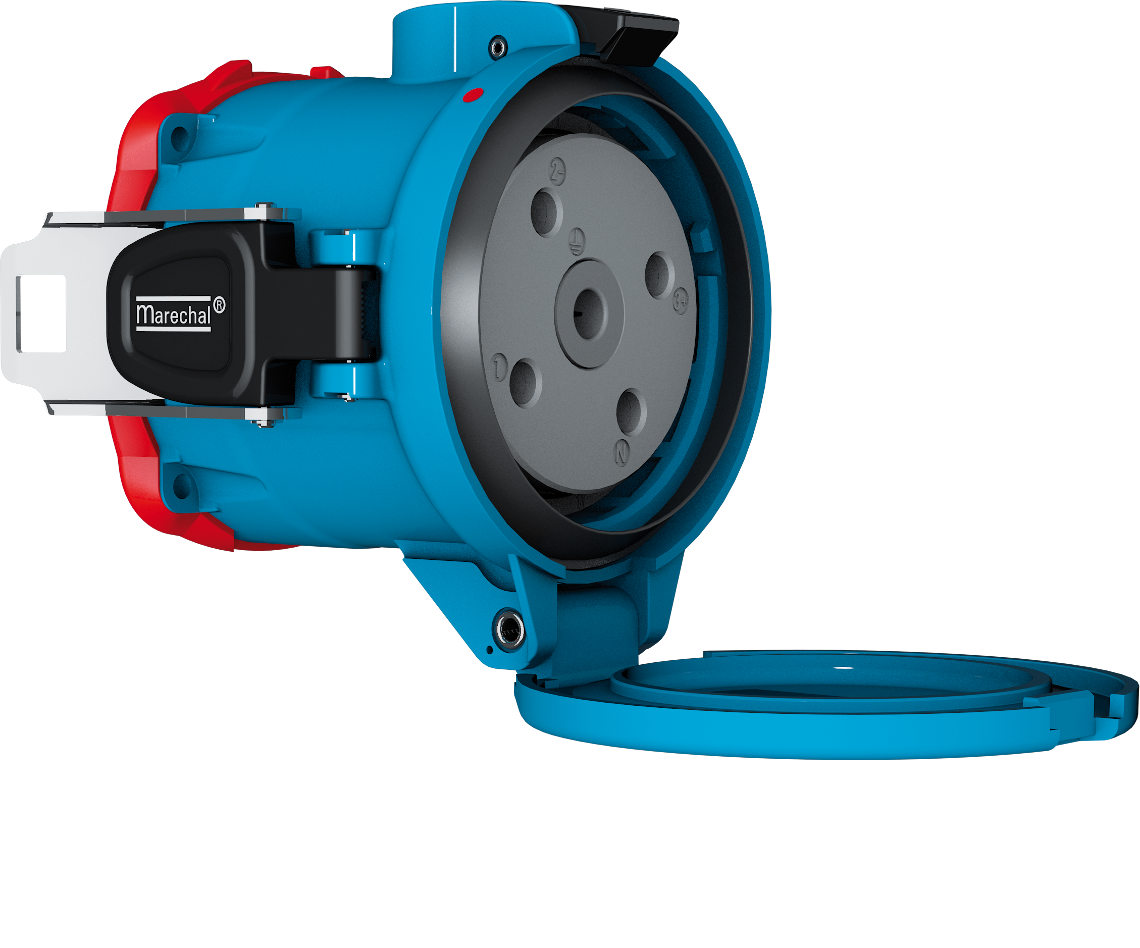 Marechal DS9 GRP Decontactor Plug & Socket Marechal DS9 GRP Decontactor Plug & Socket