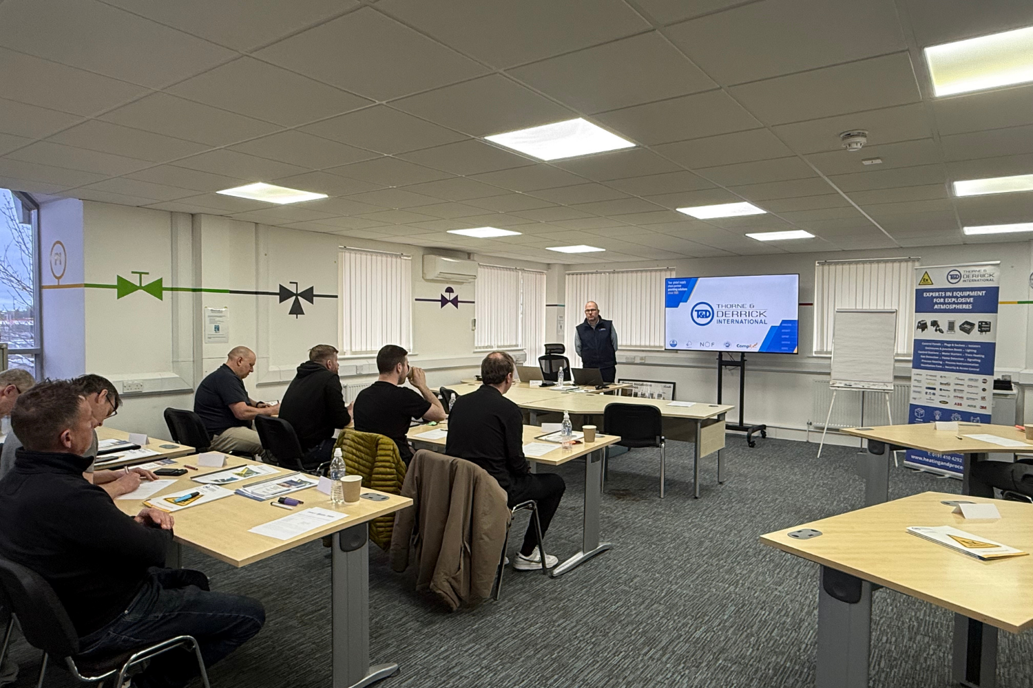 Terry McDonald presenting at CompEx Ex Awareness event