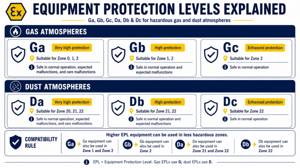 Max Protection Level Equipment Protection Levels Explained | Ga, Gb, Gc, Da, Db & Dc