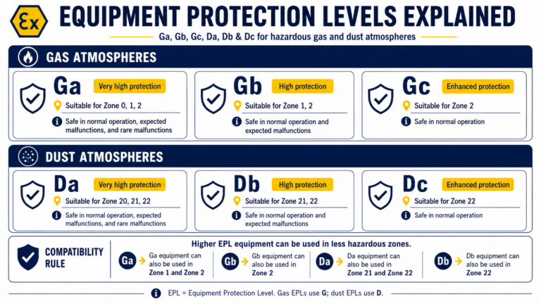 Equipment Protection Levels Explained | Ga, Gb, Gc, Da, Db & Dc