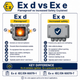 Ex d vs Ex e | Flameproof vs Increased Safety Explained